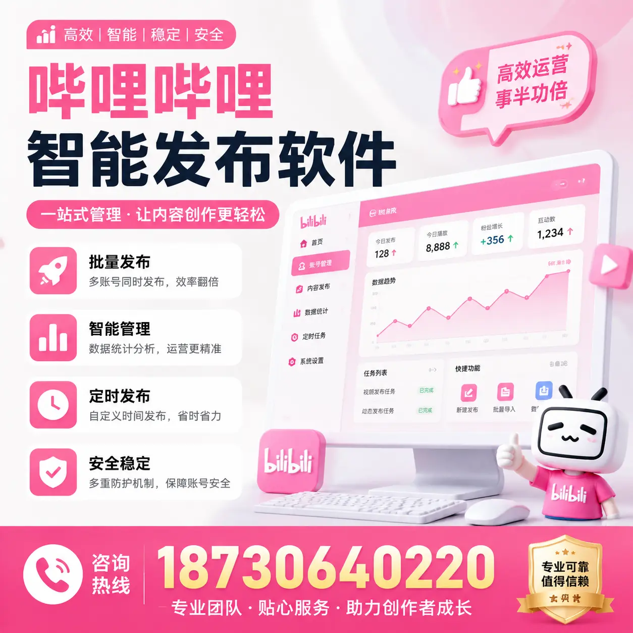 如何评估哔哩哔哩智能发布软件的ROI?抚顺 企业必读